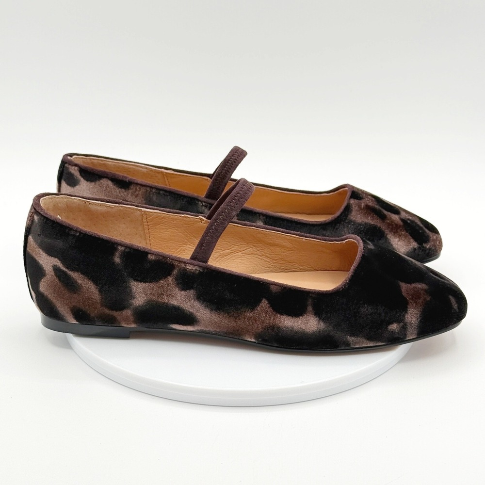 Madewell Greta Ballet Flat Size 7.5 Leopard / Espresso Womens - NEW IN BOX